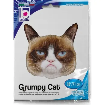 Balónek Fóliový balónek Grumpy Cat