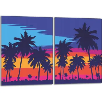 Kuchyňské prkénko Krájecí deska TMK ArtDeko sklo 2 ks