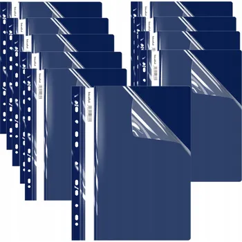 Šanon A4 Tvrdý vkládací ECOnomy BIURFOL 10 Ks tmavě modrý