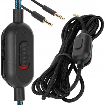 Sluchátka KABEL K SLUCHÁTKŮM PRO LOGITECH G PRO/G PRO X/G433/G233 S OVLÁDÁNÍM HLASITOSTI