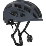 Spokey Cyklistická přilba s LED blikačkou a blinkry Pointer Pro, 58-61 cm - černá