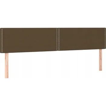 Čelo postele čalouněné, 100x78/88 cm, tmavě hnědá