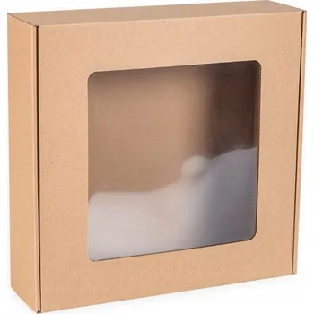 Kartonová krabice s klopami 30 cm x 30 cm x 5 cm, 418 g/m2, 1 ks