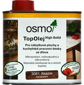 barva a nátěr na dřevo Osmo Top olej Varianta: Osmo Top olej bílý 0,125 L