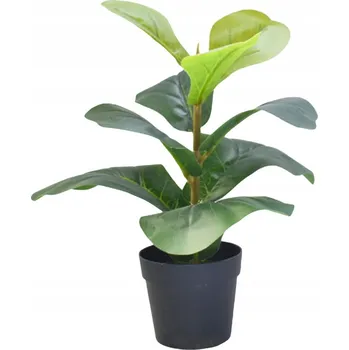 umělá květina UMĚLÁ Rostlina V KVĚTINÁČI REALISTICKÁ 35cm Fíkus FIGOVNÍK Krásná