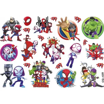 Odstranitelné tetování Smyvatelné tetování pro děti SPIDEY CG410