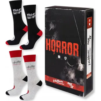 Pánské oblečení SOXO pánské ponožky 2 páry - Horor