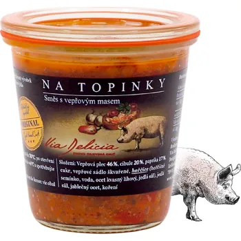 Hotové jídlo Via Delicia Na topinky směs s vepřovým masem 265 g