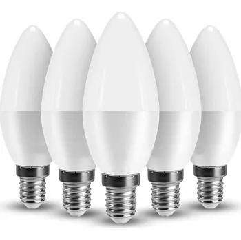 Žárovka Žárovka E14 5W teplá bílá 40W=320W 400lm 5 ks