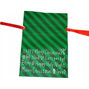 Dárková taška Ozdobná taška zelená 20x30cm 3077