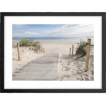 Obraz Obraz plakát v černém rámu do obýváku 40x30 krajina foto na zeď