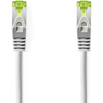 Síťový kabel Nedis síťový kabel S/FTP CAT7, zástrčka RJ45 - zástrčka RJ45, 5 m, Snagless, LSZH, šedá (CCGL85420GY50)