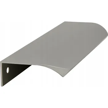 Nábytkové kování Okrajová úchytka nasazovací ocel kartáčovaná inox - 96/116 mm UA02 AMIX