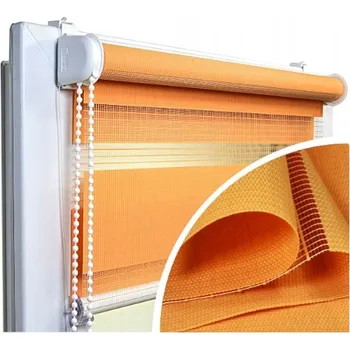 Roleta VOPPI ROLETA DEN A NOC 39x150 CM ORANŽOVÁ