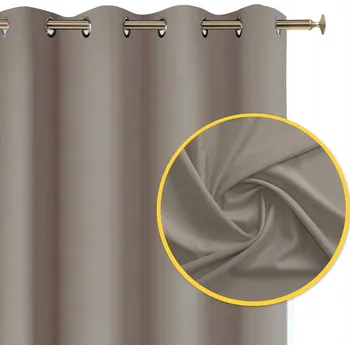 Obraz ZÁCLONY DO OBÝVÁKU HOTOVÉ S KOLEČKY BOHO BÉŽOVÉ 140X255 BASIC