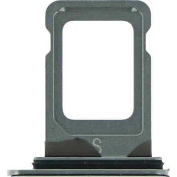 Zásobník na SIM kartu s vodotěsným gumovým kroužkem pro iPhone 11 Pro ORI - Bílý