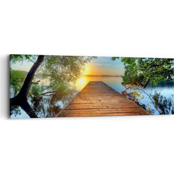 Obraz Obraz na plátně do obýváku, ložnice 90x30 krajina foto obrazy na zeď