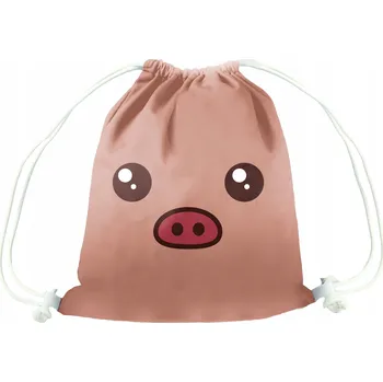 Sportovní batoh BATOH PYTEL do školy školky SLADKÉ PRASÁTKO S