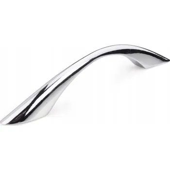 Nábytkové kování Nábytková úchytka chrom lesklý vlnitý L-96 ATM