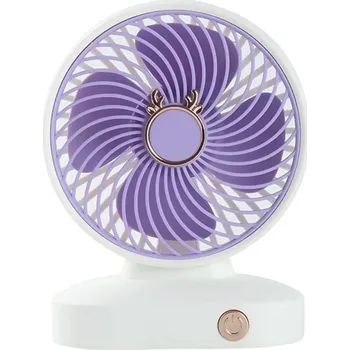 Vzduchotechnika VENTILÁTOR mini VĚTRÁČEK PŘENOSNÝ USB akumulátor tichý REGULACE