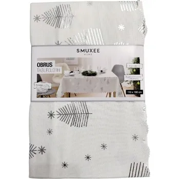 ubrus Dekorační ubrus se stříbrnými vzory 110x160 cm