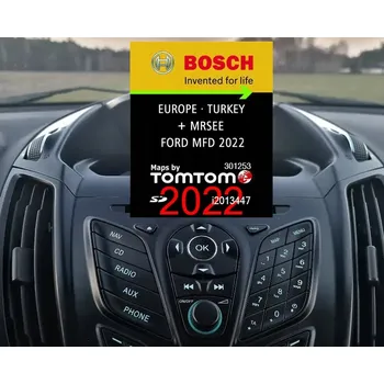 Zabezpečení domácnosti Mapa navigace Evropy Ford FUSION B-MAX C-MAX FIESTA FOCUS KUGA TRANSIT SD karta