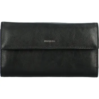 Peněženka Dámská kožená peněženka černá - Patrizia Jeames černá
