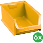 Allit Plastové boxy PLUS 5, 310 x 500 x 200 mm, žluté, 6 ks