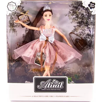 Panenka PANENKA V ŠATECH PRINCEZNA SADA S DOPLŇKY