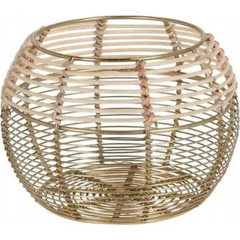 Obraz Drátěná lucerna s tkaným železem zlatá koule 18x14