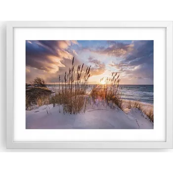 Obraz Obraz plakát v bílém rámu do obýváku 40x30 krajina foto na zeď