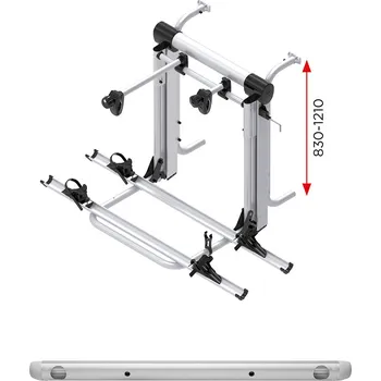 Nosič kol BR-SYSTEMS Nosič kol na zadní stěnu Short Rail - elektrický pojezd
