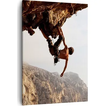 Obraz Obraz na plátně do obývacího pokoje ložnice 50x70 lezení obrazy na zeď