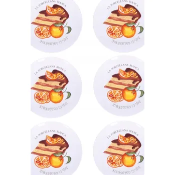 Talíř Dezertní talíř Porcellana Bianca Goloserie 17,5 cm