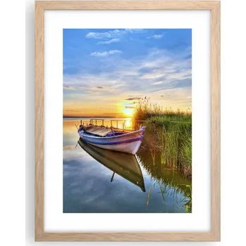 Obraz Obraz plakát v rámu světlý dub do obýváku 30x40 krajina plakáty na zeď