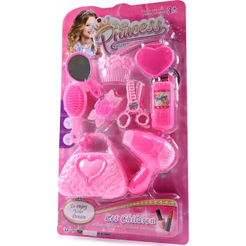 Doplněk pro panenku KOSMETICKÝ SET PRO PANENKY - FÉN, TELEFON, HŘEBEN, KABELKA