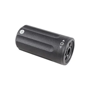 Nasvětlovací tlumič GG typu MF122T SET, 14mm levotočivý závit - Černý + dárek zdarma