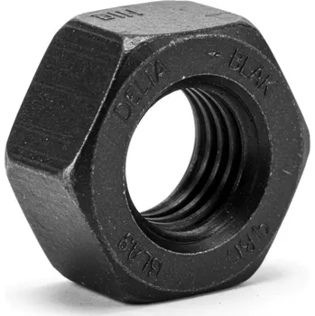 Matice Matice M8 šestihranná, Delta Seal Black, DIN 934, pevnostní třída 8