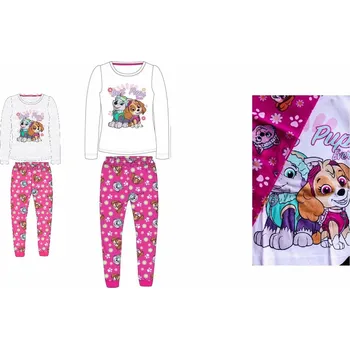 Dívčí pyžamo Dívčí pyžamo TLAPKOVÁ PATROLA Best Pups Ever, vel. 98, 122cm, bílé Velikost: 98cm