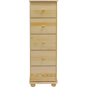 Komoda Nabytek-dreveny.cz Dřevěná komoda MB 24 40x122x42 cm borovice masiv Barevné provedení: Olše