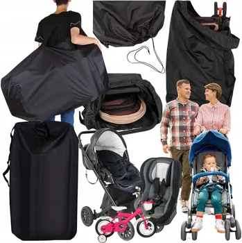 Cestovní taška CESTOVNÍ TAŠKA OBAL NA DĚTSKÝ KOČÁREK XXL VODĚODOLNÝ OXFORD 600D