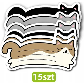 samolepka Samolepky do studiového zápisníku Kicia Kocia Sticky 15 ks