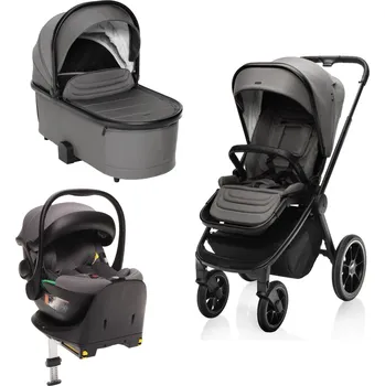 Kočárek ZOPA Move Cross 3 + korba  Move XL 3 + autosedačka + báze 2024 Tornado Grey