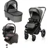 Kočárek ZOPA Move Cross 3 + korba  Move XL 3 + autosedačka + báze 2024 Tornado Grey