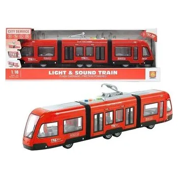 Dětské hřiště Tramwaj z napędem czerwony