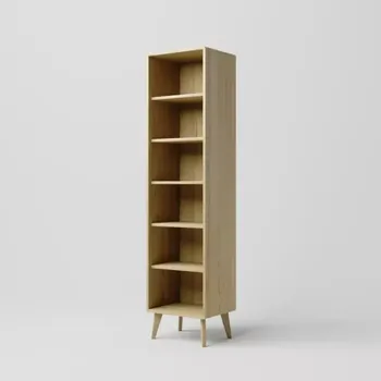 regál Dřevěný regál DT-Scandia 50,5x200x40 cm