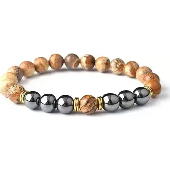 Náramek Pánský náramek Jaspis & Hematit