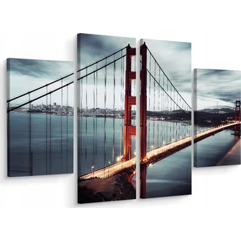 Obraz Vícedílný obraz MOST Architektura 3D 200x150