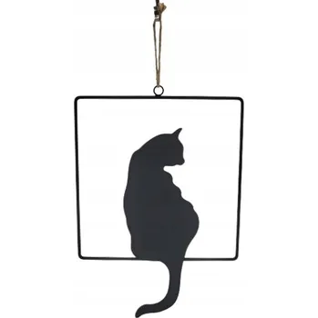 Obraz KOVÁNÍ závěsná kovová kočka do okna na zeď