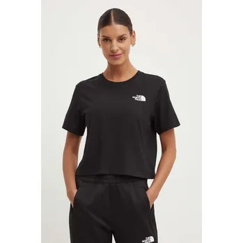 Pánské oblečení Tričko The North Face W Simple Dome Cropped Slim Tee NF0A87U4JK31 černá 99X, vel. XL